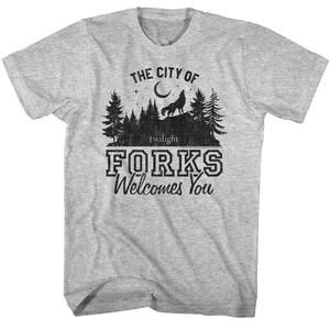 Twilight City Of Forks Welcomes You Unisex T Shirt